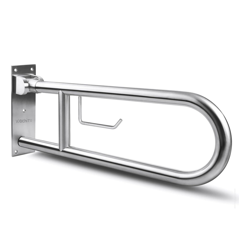 29.5″ Stainless Steel Toilet Grab Bar Handicap Safety Rail with Paper Holder