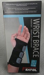 Featol Left Hand Brace Velvet Foam Towel Size S/M New Factory Sealed