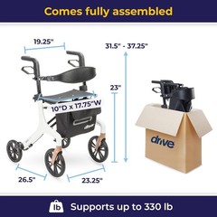 Drive Medical AeroWalk Ultra-Lite Rollator