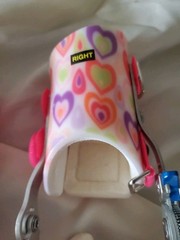 Ultraflex Pediatric LEFT & RIGHT Elbow/Arm Brace Girls Pink Hearts. K9