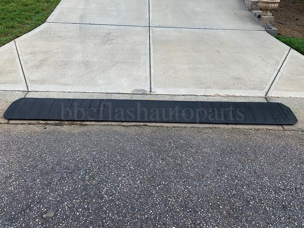 3 Pcs Expandable Driveway Curb Ramps Rubber Threshold for Car Truck SUV