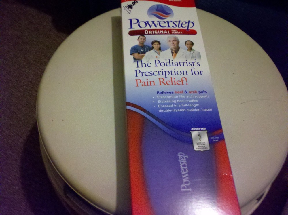 Powerstep Original Full Length Full Support Orthotic Inserts (M 5-5.5/W7-7.5)