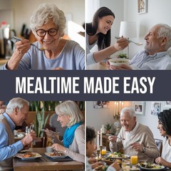 Adaptive Weighted Utensils Set – 4-Piece Silverware for Parkinson’s Patients