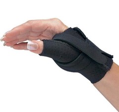 NEW Comfort Cool Thumb CMC Restriction Splint BLACK LEFT YOUTH XS NC79548
