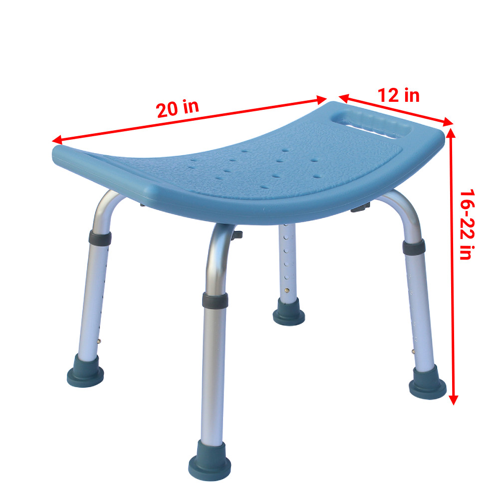 450LBS Elderly Bathtub Bath Tub Shower Seat Chair Bench Stool with Back Support