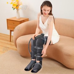 Air Compression Massager with Heat for Foot,Leg,Calf,Thigh and Knee