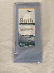 Stryker Sage 7989 Bath Hygienic Full-Body Washcloths Fragrnce Free 1 Pack of 8