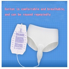 Urinal Reusable Male Urinal Pee Bag Portable Wearable Men’s Urinal Collector M