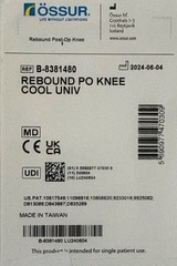 Ossur Rebound Post-Op Knee Brace ADULT L ROM Immobilizer ACL Meniscus Recovery