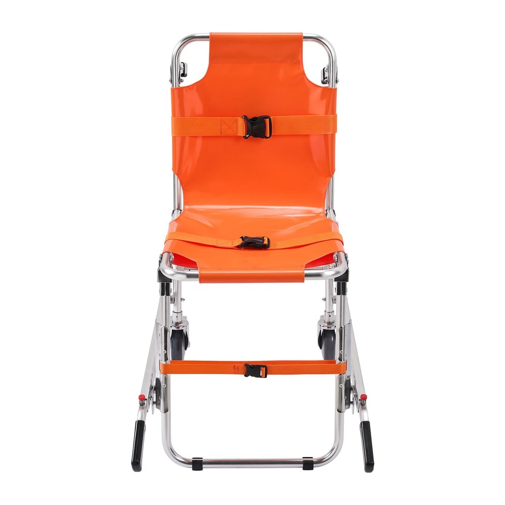 EMS Folding Stair Chair 350lb, Aluminum Alloy w/ 600D Mesh Seat & Back