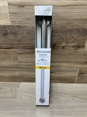 Glacier Bay 18 in. L x 3.1 in. ADA Compliant Grab Bar in Brushed Stainless Steel