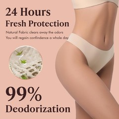 6 Pack Large AIRCUTE Urine Incontinence Underwear Panties for Women Leak Proof