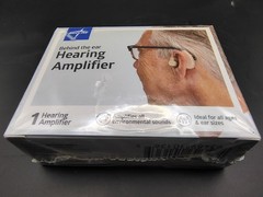 MEDLINE Hearing Amplifier Fits Behind the Ear Flexible Ear Hook New Sealed (One)