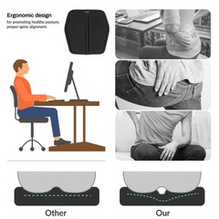 Universal Honeycomb Gel Car Seat Cushion Cooling Pressure Relief Pad