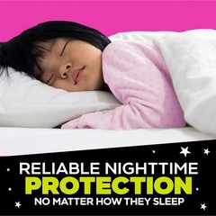 Girls Bedwetting Nighttime Underwear, Size S/M (38-70 lbs), 88 Count, Overnig…