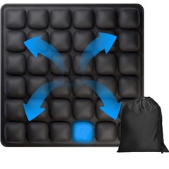 Portable Inflatable Airplane Seat Cushion – Ergonomic Travel Support, 36 Air Cel
