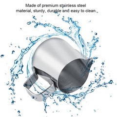 Stainless Steel Milk Frothing Cup Coffee Pitcher Jug Latte Art (200 Ml)