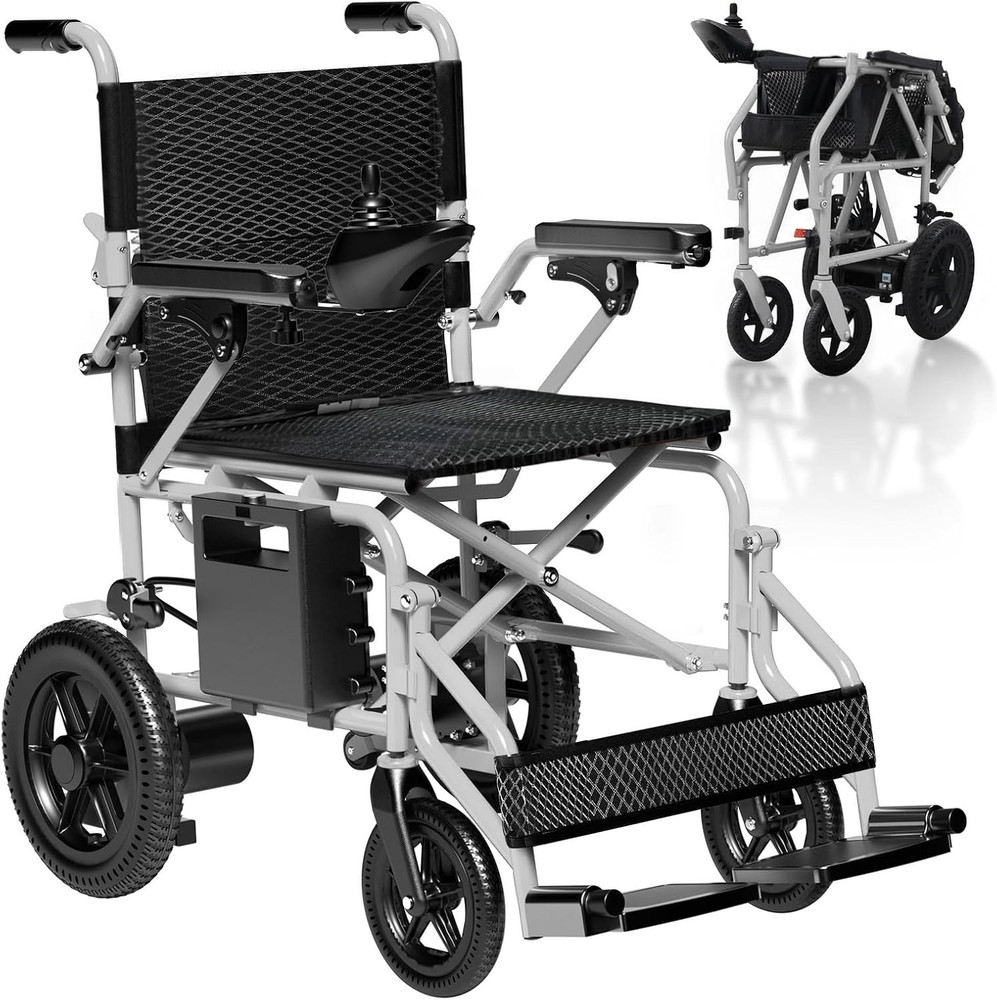 Electric Wheelchairs Adults Foldable Power Wheelchairs 15 Miles Long Travel