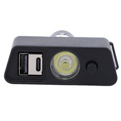 2-Electric Chair LED Light Mounted With 3 Pin XLR Head USB Charging Port