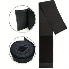 Wrapped Elastic Detachable Body Slimming Tummy Control Belt, 1PCS for (Black)