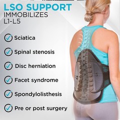 Extra Large Lumbar Support Belt – Adjustable Spinal Corset for Back Pain Relief,