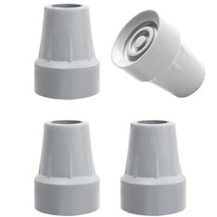 Cane Tips 3/4 Inches ,Reinforced Rubber Chair Tips for Walking 4 Pack Heavy Duty
