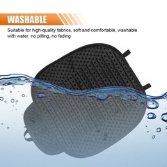 Breathable Cooling Anti Slip Car Seat Protector Cushion Black Ice Silk Car