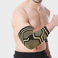 Copper Elbow Compression Sleeve Elbow Brace For Tennis Arthritis Bursitis