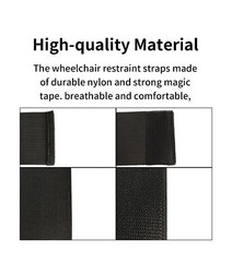 Wheelchair Leg Straps, Restraint Footrest for Wheelchair, Wheelchair Seat Bel…