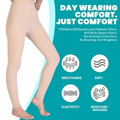 Medical Compression Tights Women, 20-30 mmHg Graduated Compression Pantyhose …