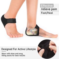 1-3pairs Cushions Heel Protectors Plantar Fasciitis Heel Pads Heel Cushion NEW