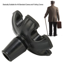 Cane Tips 6 Pillar Design Nonslip Rubber 19mm Crutch Tips with for Walking Stick