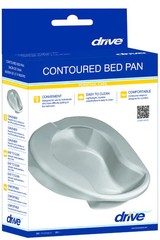 Bed Pan Contoured Disposable Retail Boxed Each