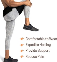 Vriksasana Groin Hip Brace Sciatica Support Wrap | Hamstring Compression Right,