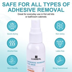 Adhesive Remover for Skin Spray Bandage & Surface & ostomy Supplies No Sting-Sen