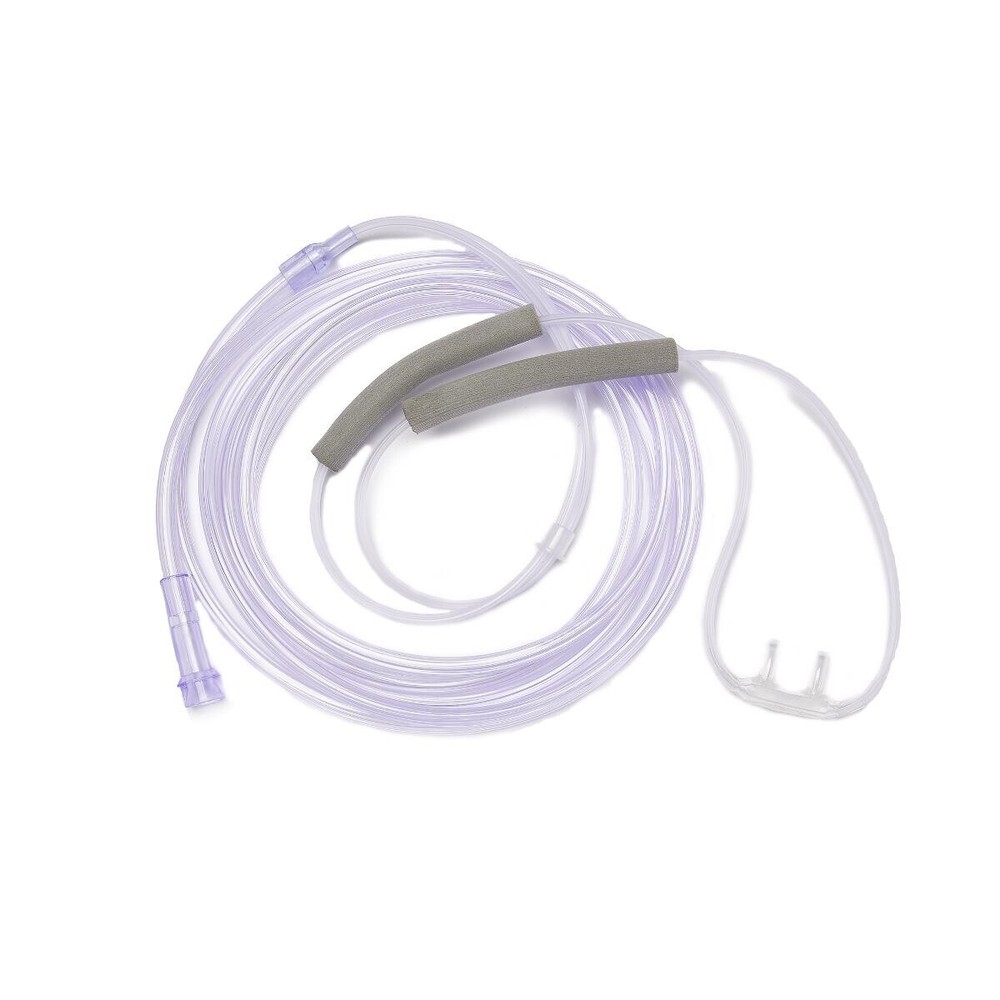 Lot of 3 Soft-Touch Oxygen 7 ft tubing with Cannula Foam Ear Covers for comfort