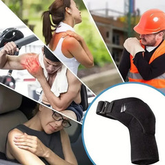 Shoulder Brace Support Compression Sleeve Torn Rotator Cuff Relief Joint AC Pain
