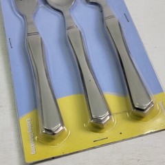 Weighted Utensil Set Essential Medical Supply Spoon Fork Knife Stainless #L5006