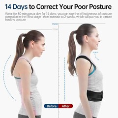 Posture Corrector Back Shoulder Support Straightener Brace Belt Men Women