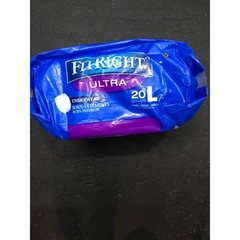 FitRight Ultra Adult Protective Underwear Size L 40–56 in Heavy Absorbency 20ct