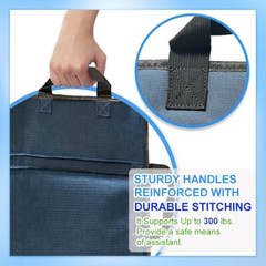 Medical Moving Bed Pad with Reinforced Handles Waterproof Reusable for Hospital