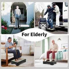 LIFTOZA Adjustable Step Stool for Adults, Noctilucent Bed Step Stools, 600 LB…