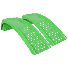 2Pack Heavy Duty Solid Steel Car Ramps, 8000lbs Auto Service Ramps for Truck SUV