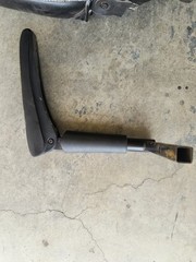 MOBILITY SCOOTER SEAT WITH SWIVEL BASE AND ARM RESTS