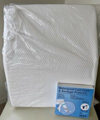 New! Leg Elevation Pillow Memory Foam Rest Wedge + Waterproof Cast Surgery Cover