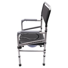 Foldable Shower Chair Bath Safety Seat Shower Folding Toilet Seat with Commode