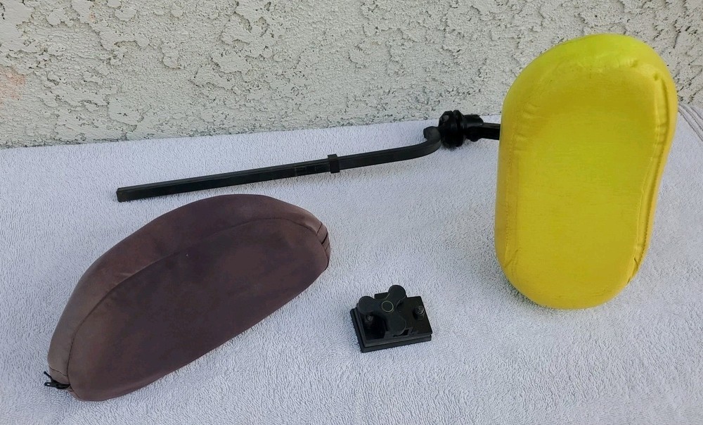 Invacare TDX SP Power Wheelchair Headrest + Cover + Post + Mount + Hardware