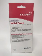 Leader Carpal Tunnel Wrist Brace Left Hand (Beige) X-Large, Reduces Pain and Pro