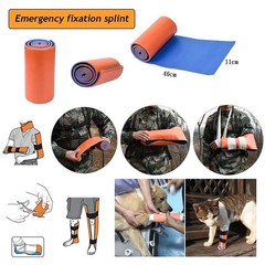 Orange Roll Splint – EMS EMT Lightweight Flexible Mold Splint 11×46 Roll- Orange
