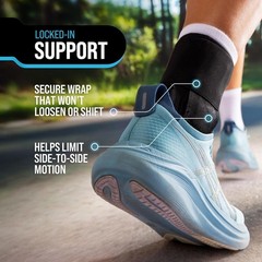 Ankle Brace for Women & Men – Lace Up Adjustable Support with Side Stabilizer…